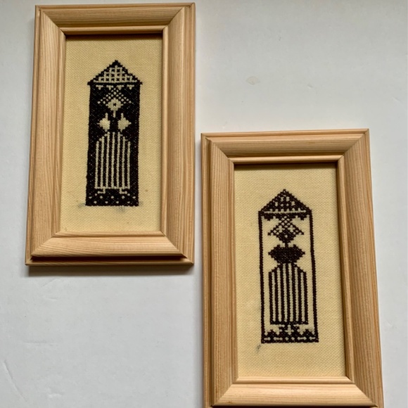 Needlepoint Pictures, set of 2 - Picture 7 of 8